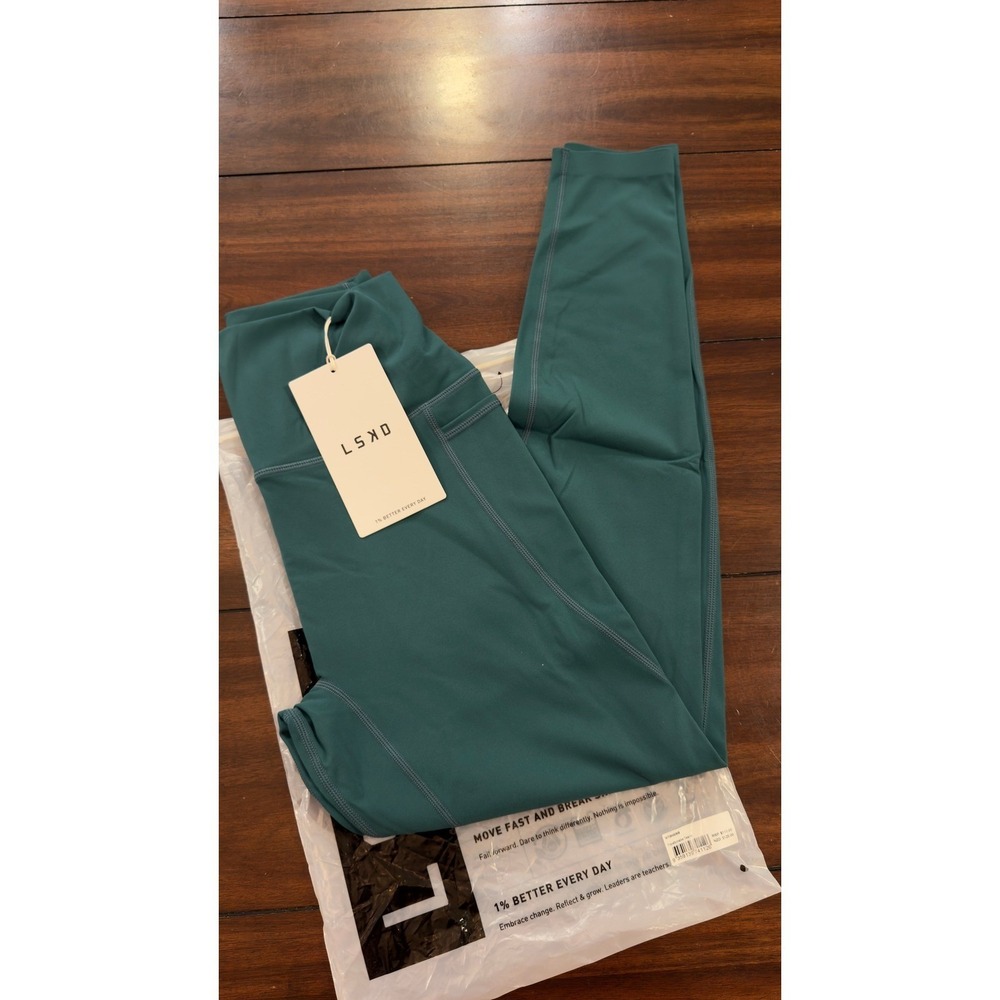LSKD Elixir Ultra High-Rise Full Length Legging Pockets Teal Women's M, NEW, NWT - Picture 12 of 16